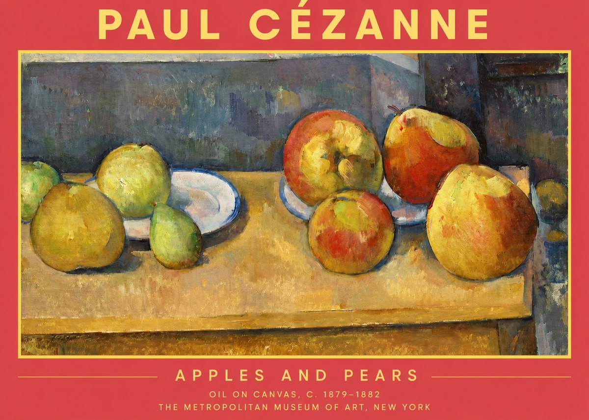 Paul Cézanne Apples and Pears No2 - Poster