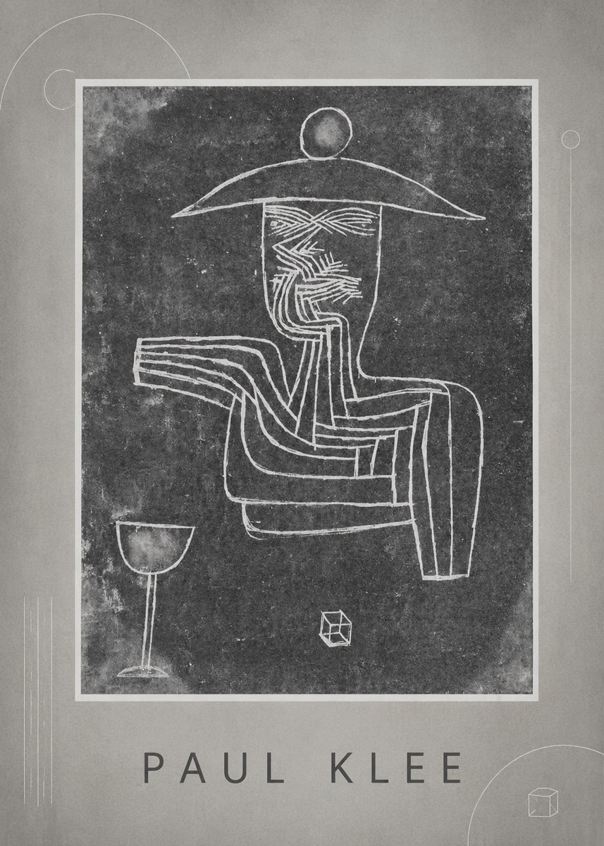 Paul Klee Figure of a Seer No4 - Poster