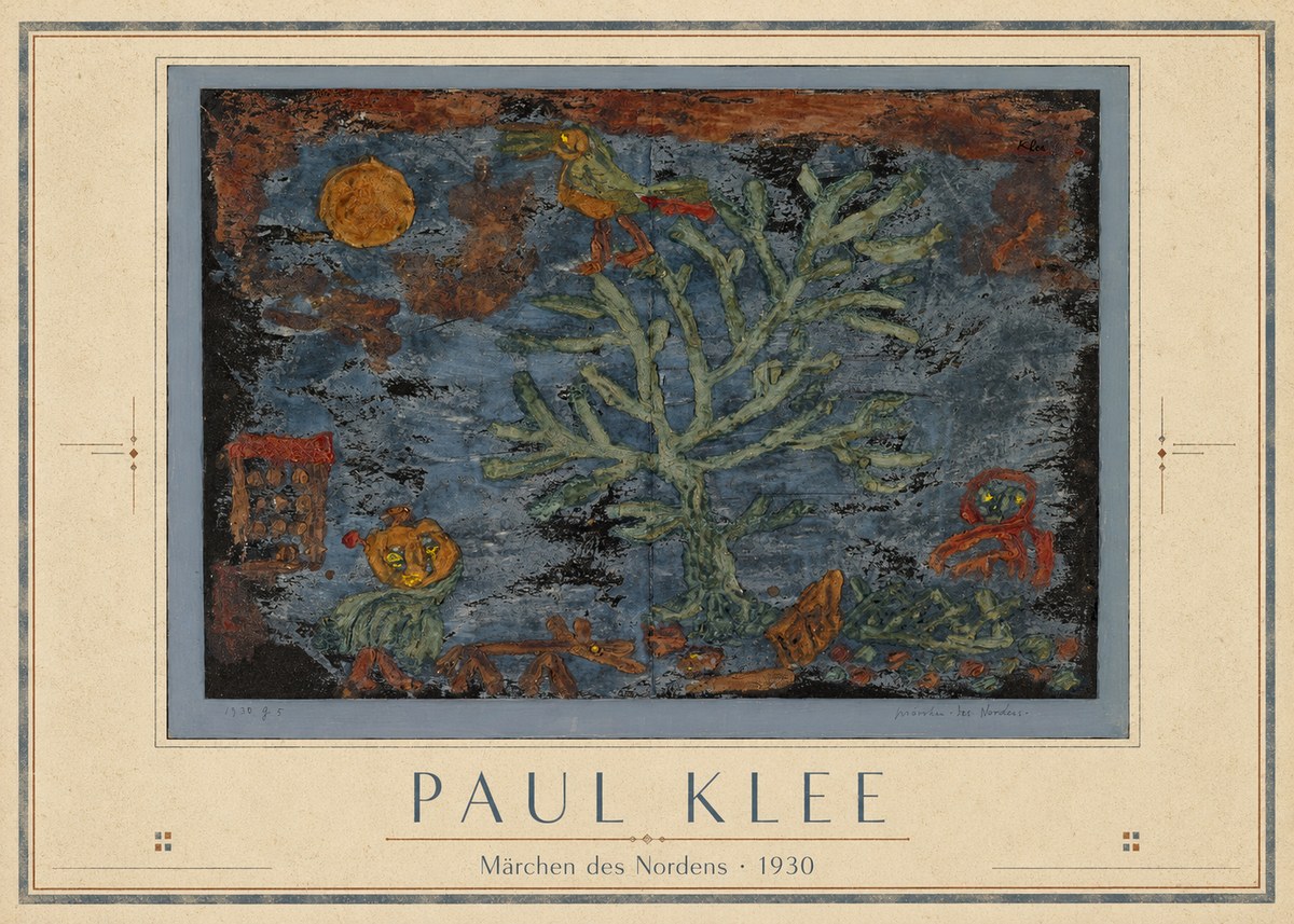 Paul Klee Märchen Des Nordens No4 - Poster