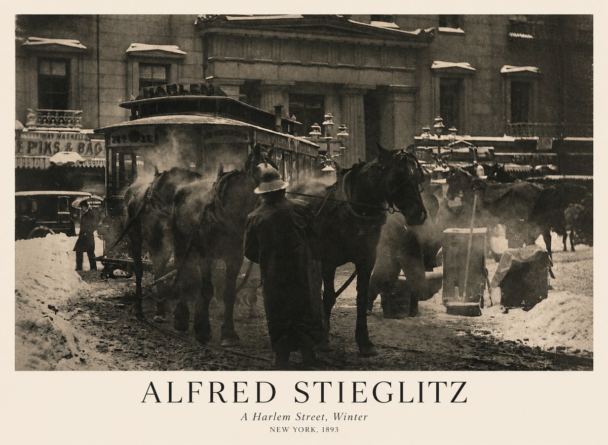 Alfred Stieglitz New York - Winter No3 - Poster