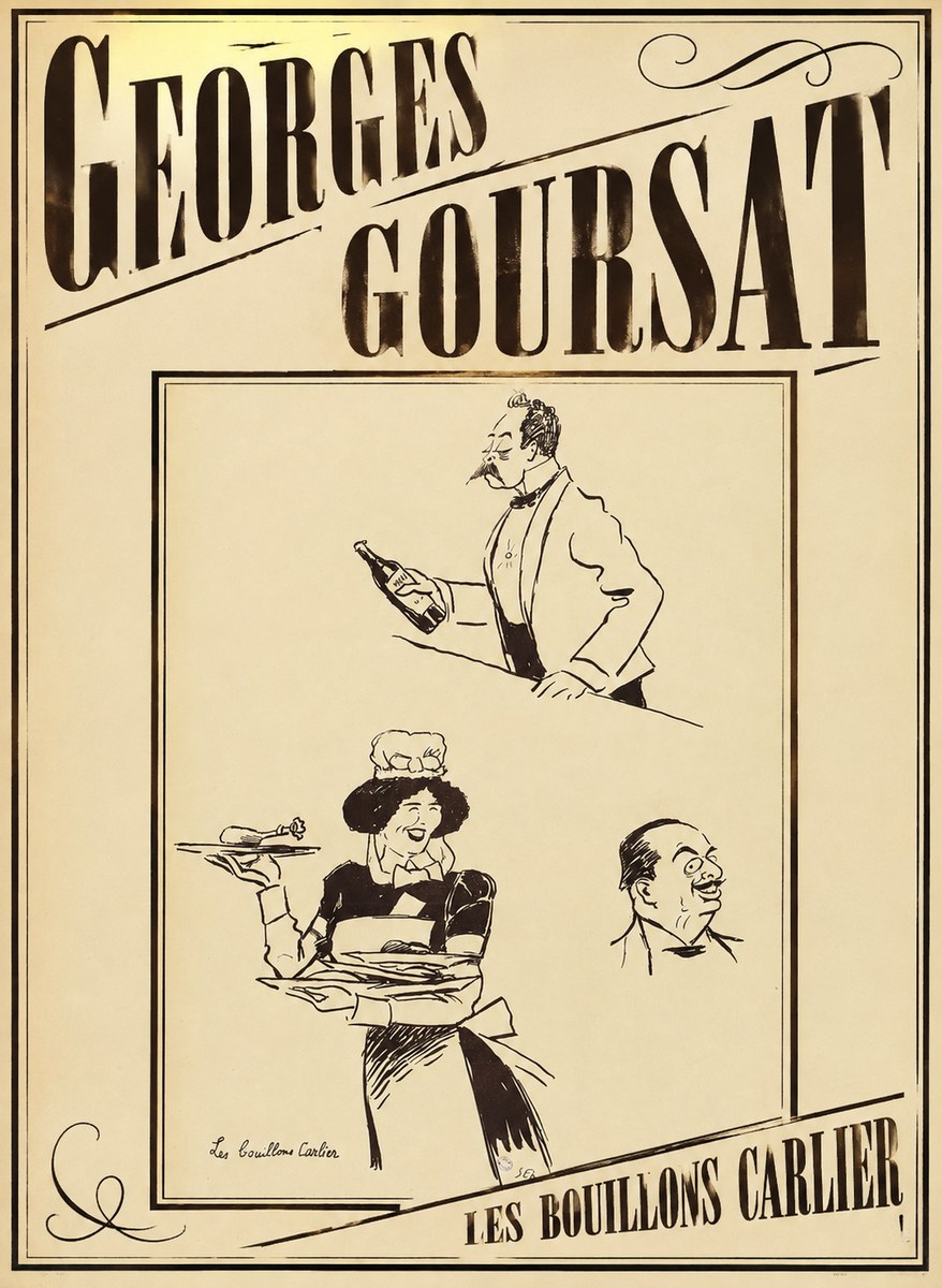 Georges Goursat Les Bouillons Carlier I No3 - Poster