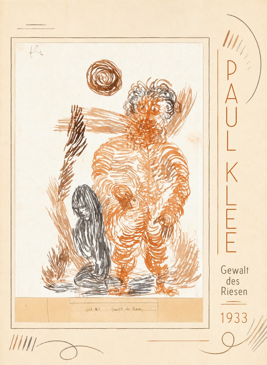 Paul Klee Gewalt Des Riesen I No2 - Poster