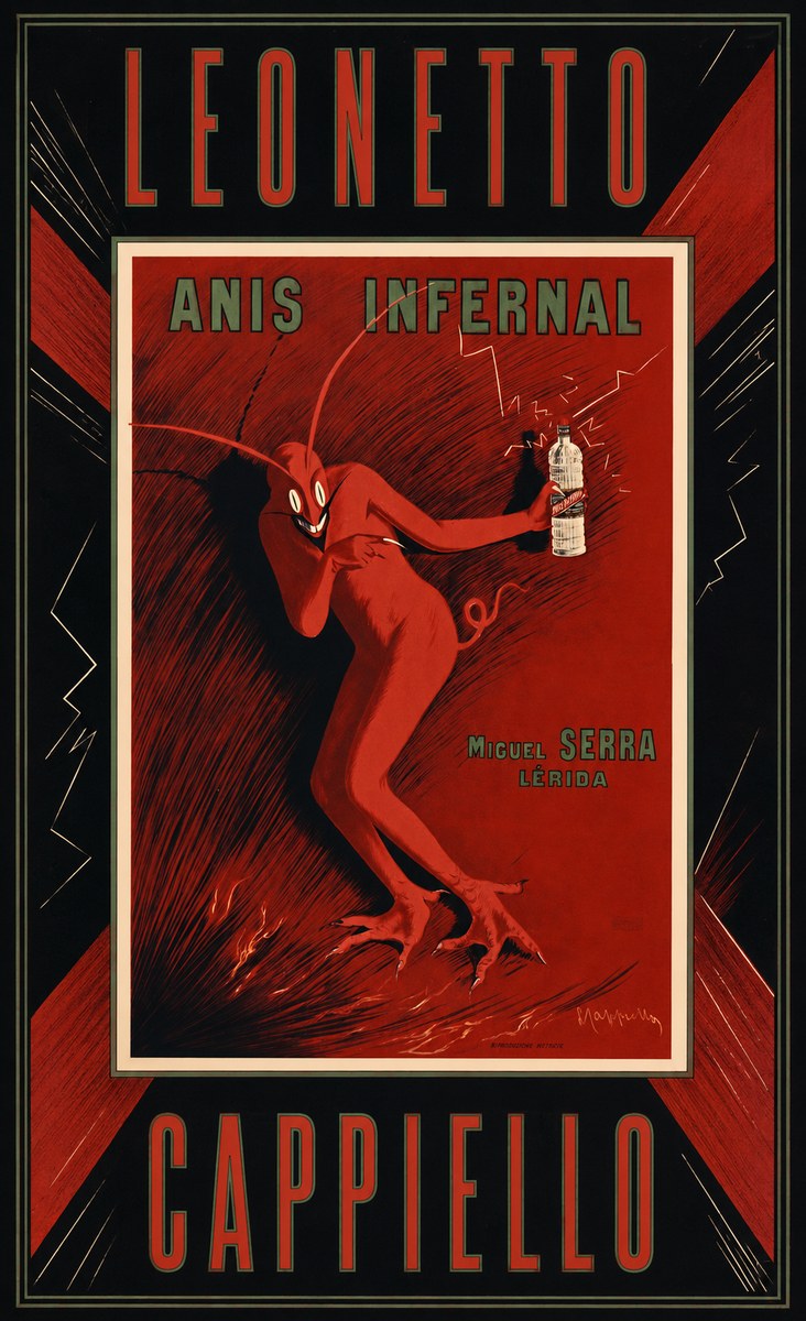 Leonetto Cappiello Anis Infernal I No4 - Poster