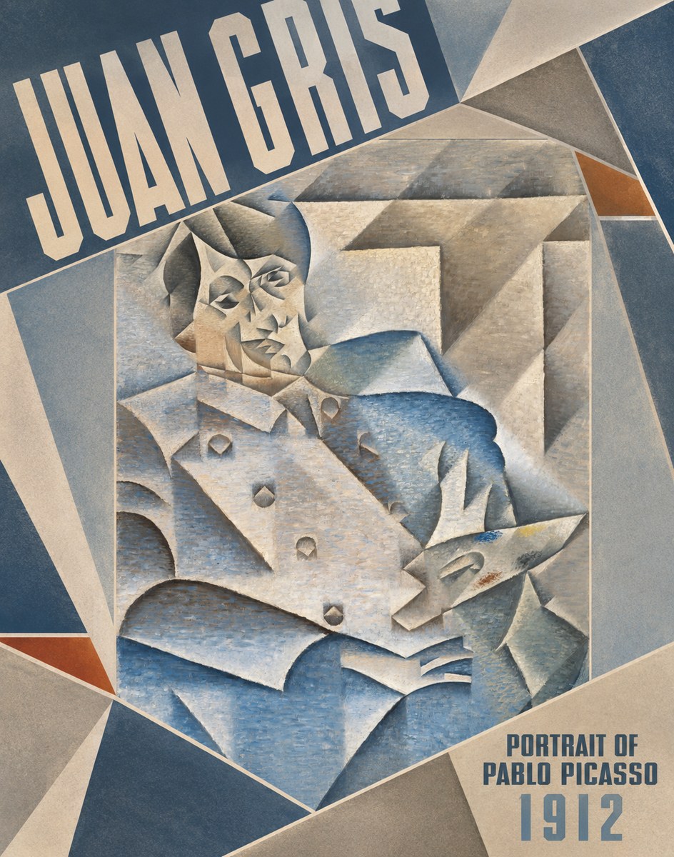 Juan Gris Portrait of Pablo Picasso No4 - Poster