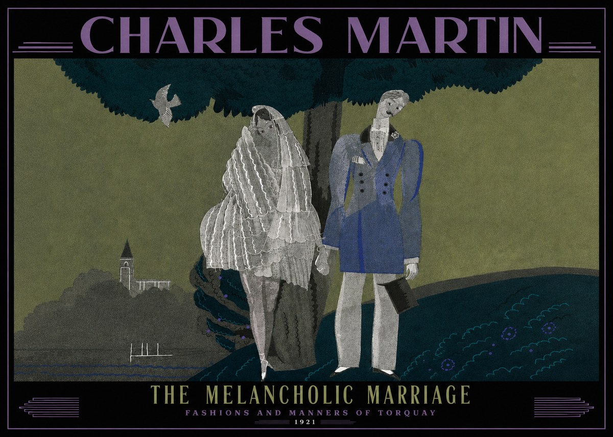 Charles Martin The Melancholic Marriage No2 - Poster