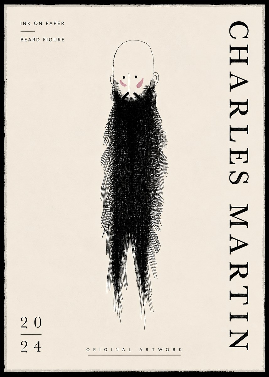 Charles Martin Beard Figure No6 - Poster