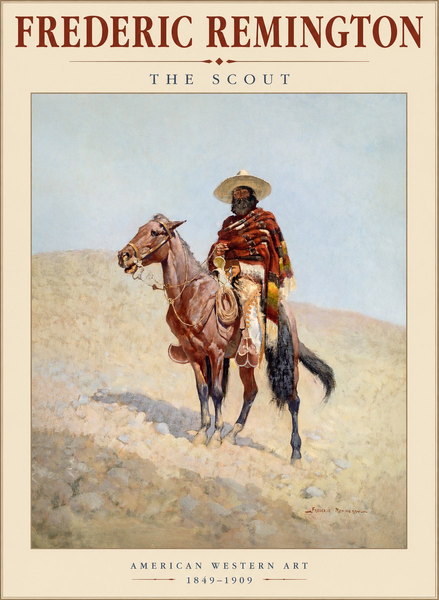 Frederic Remington The Scout I No1 - Poster