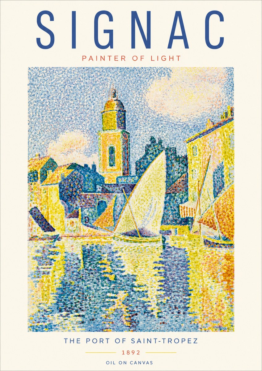 Signac The Port of Saint-tropez No3 - Poster