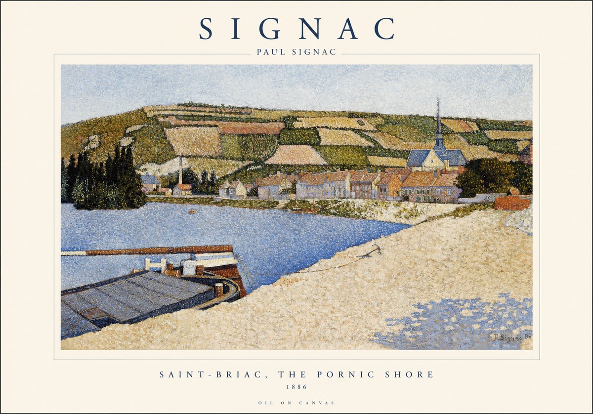 Signac Saint-briac, the Pornic Shore No1 - Poster