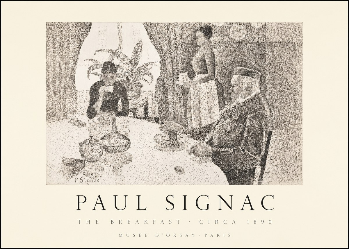 Signac The Breakfast No1 - Poster