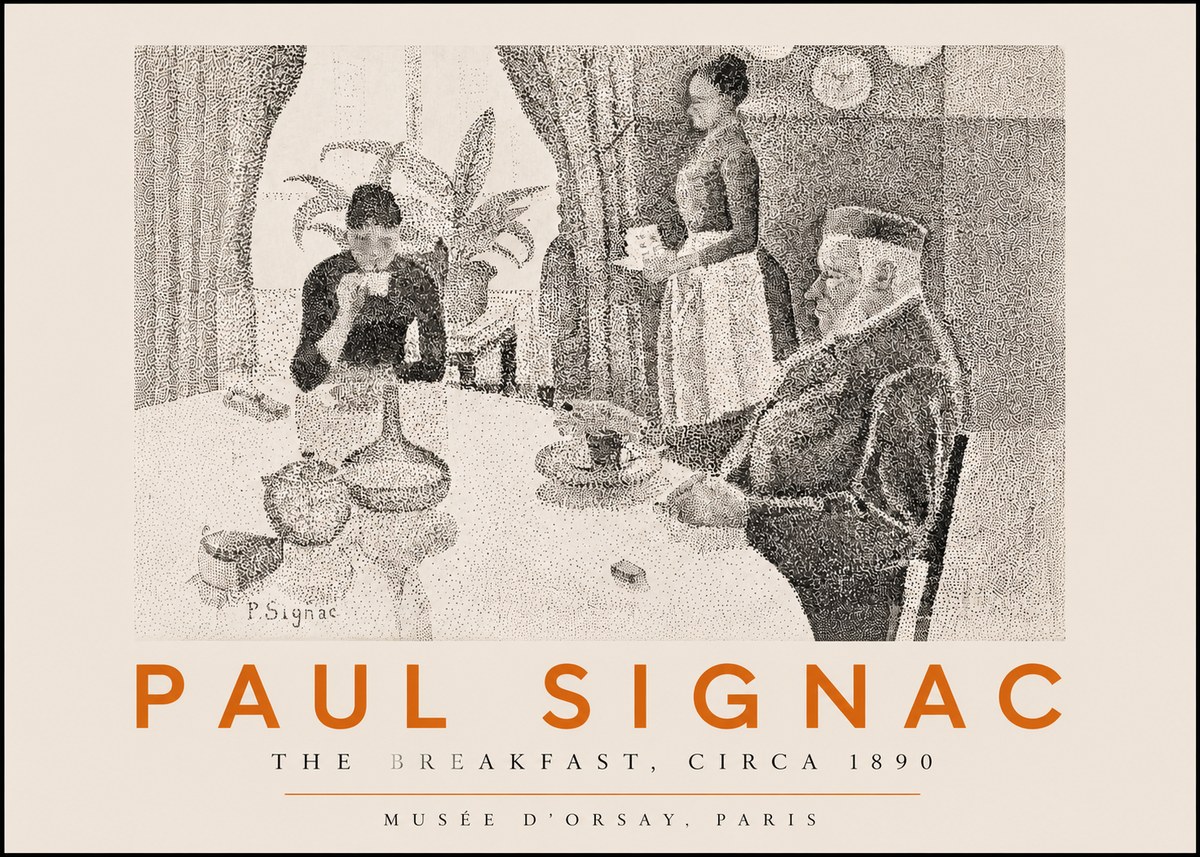Signac The Breakfast No3 - Poster