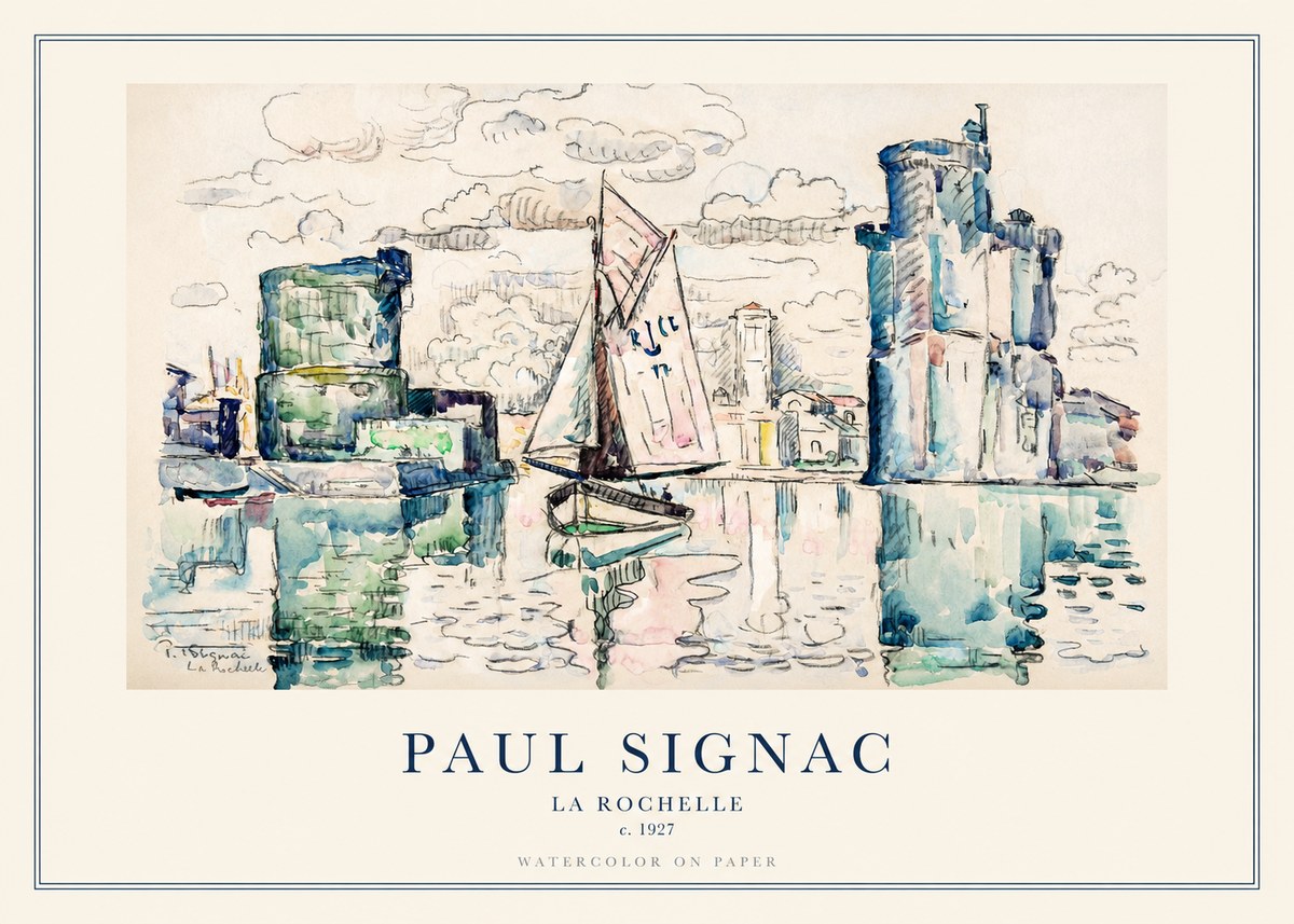 Signac La Rochelle II No1 - Poster