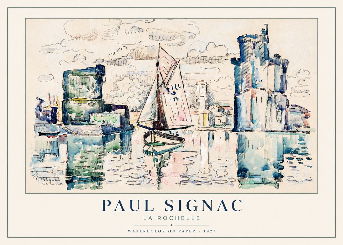 Signac La Rochelle II No4 - Poster