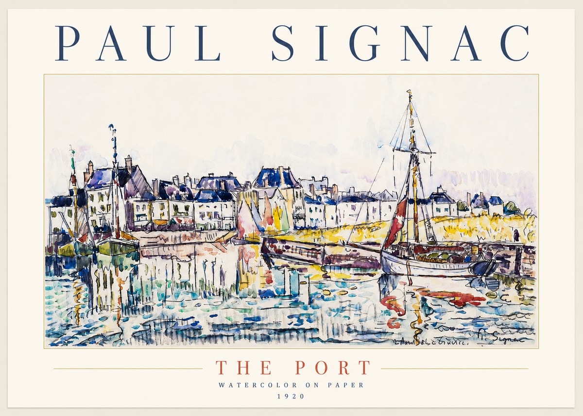 Signac The Port I No5 - Poster