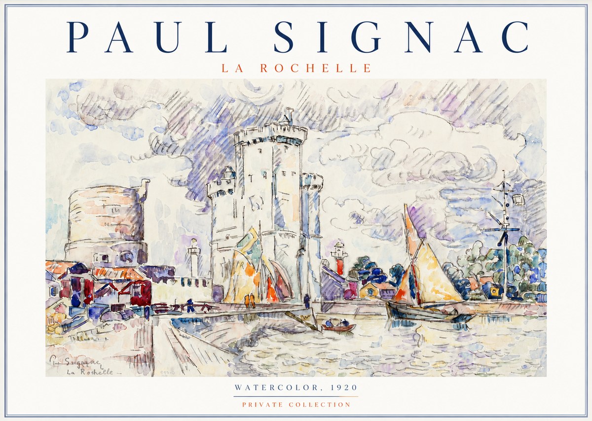Signac La Rochelle III No3 - Poster