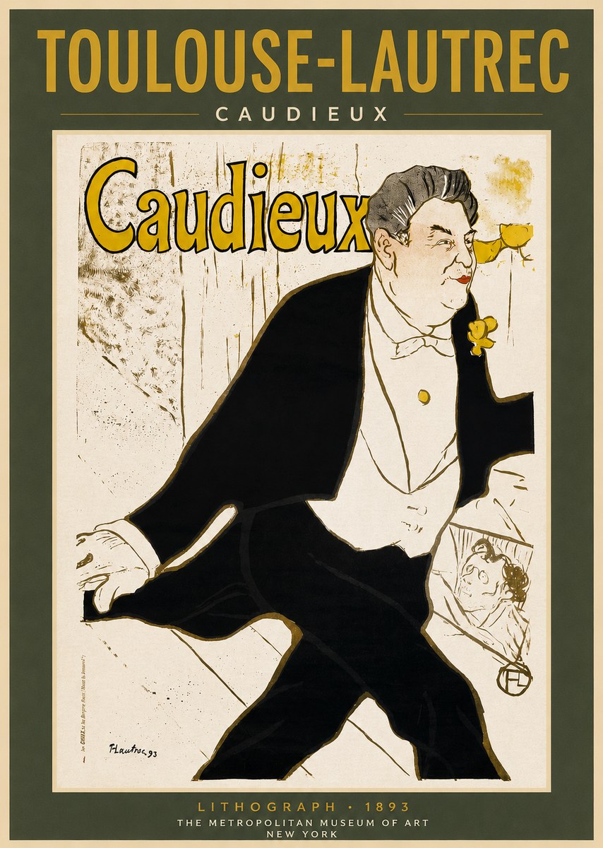 Toulouse-Lautrec Caudieux No2 - Poster
