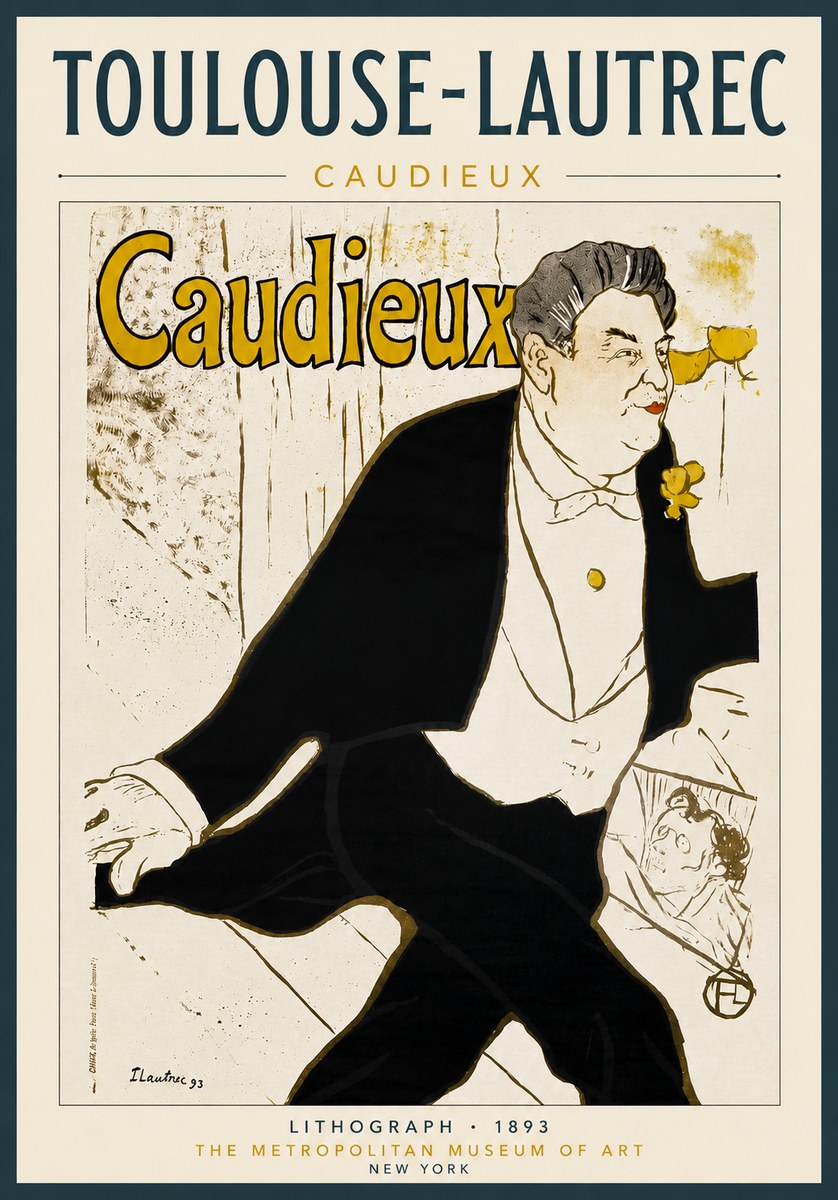 Toulouse-Lautrec Caudieux No4 - Poster