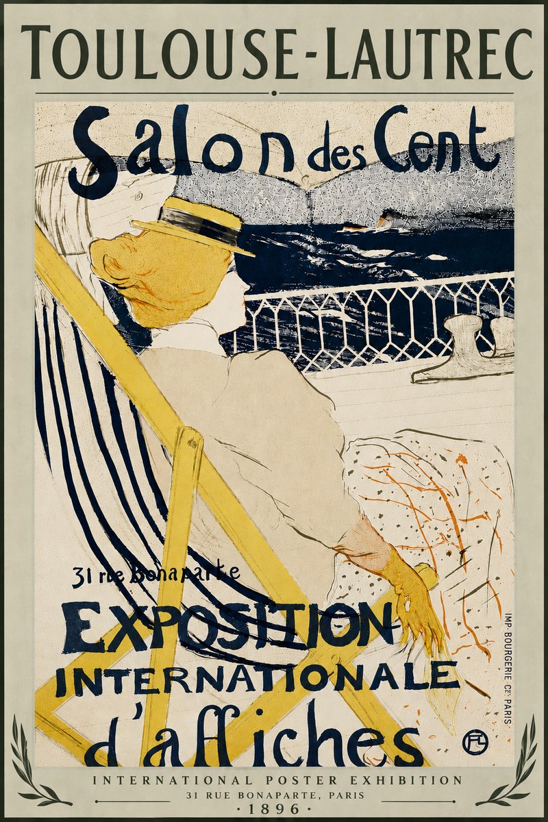 Toulouse-Lautrec Salon Des Cent No6 - Poster