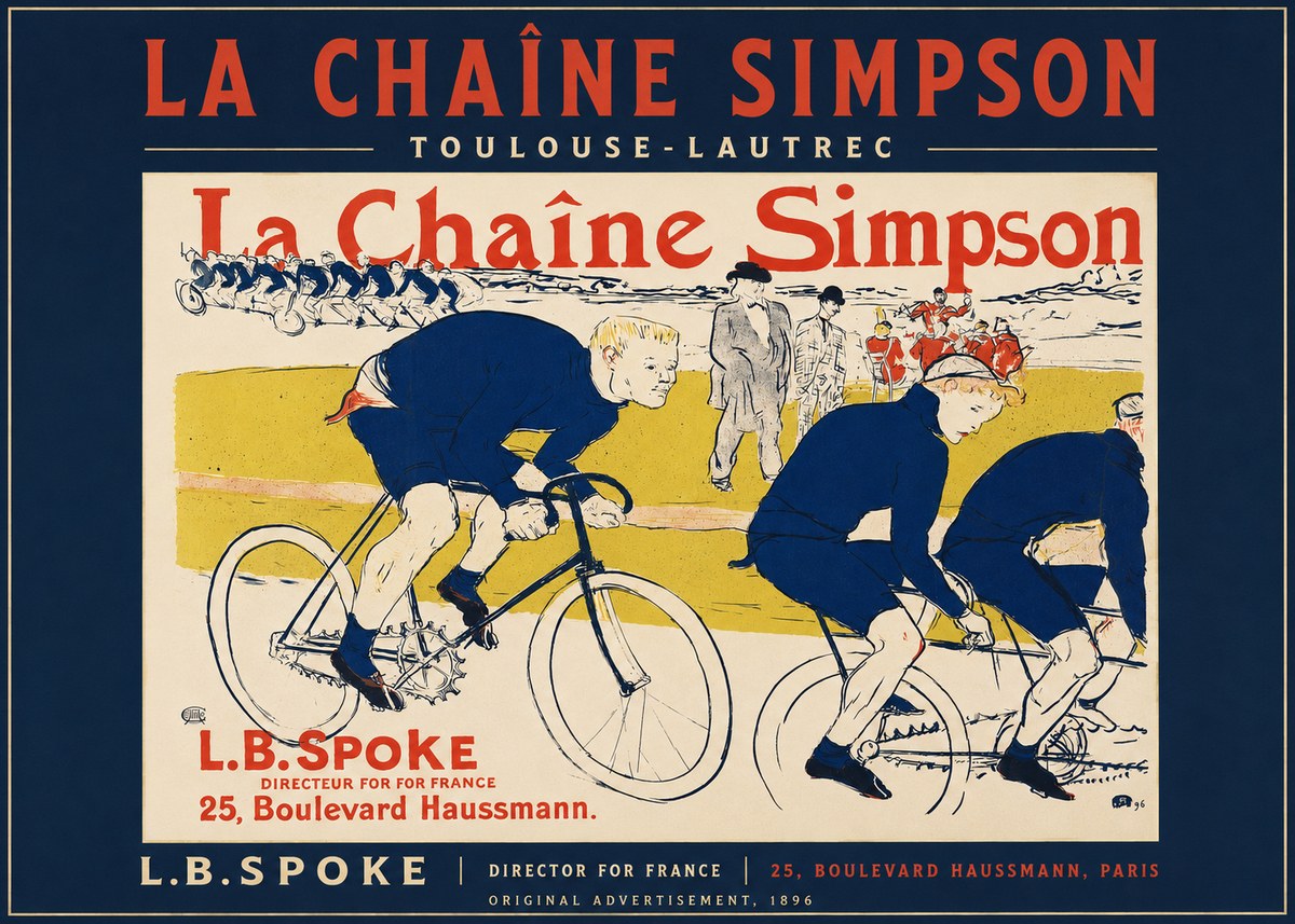Toulouse-Lautrec La Chaîne Simpson No2 - Poster
