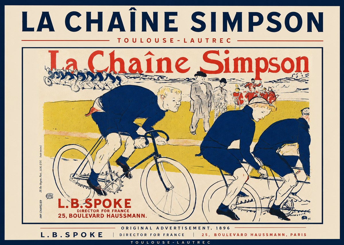 Toulouse-Lautrec La Chaîne Simpson No4 - Poster