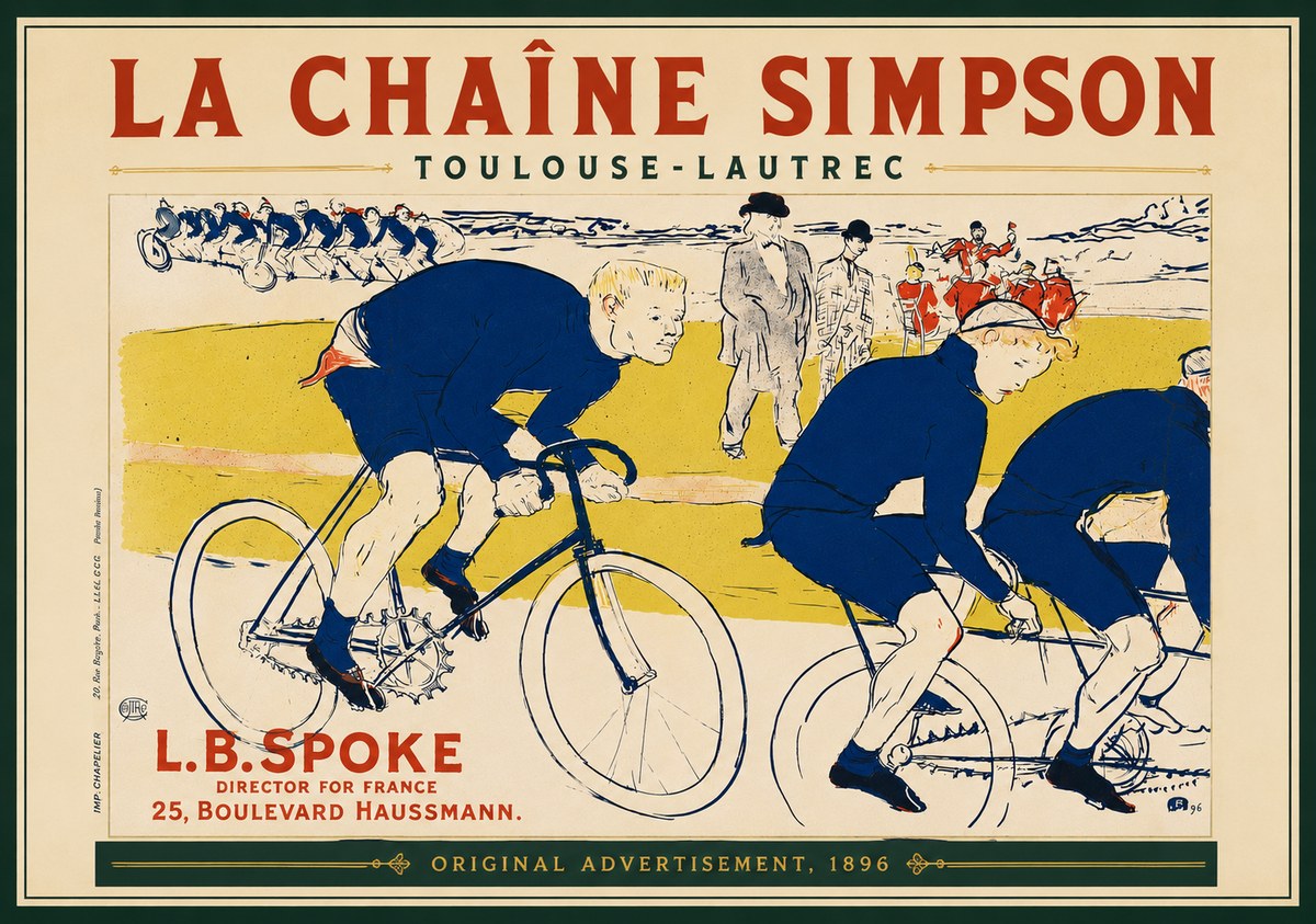 Toulouse-Lautrec La Chaîne Simpson No5 - Poster