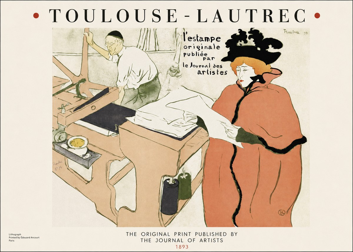 Toulouse-Lautrec L'estampe Originale No1 - Poster
