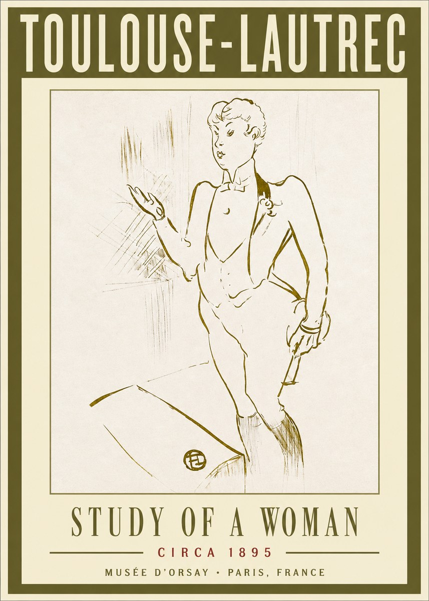 Toulouse-Lautrec The Poet of Parisian Life No3 - Poster