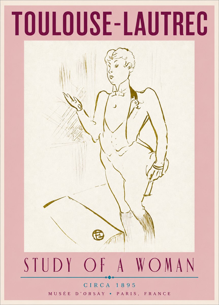 Toulouse-Lautrec The Poet of Parisian Life No4 - Poster
