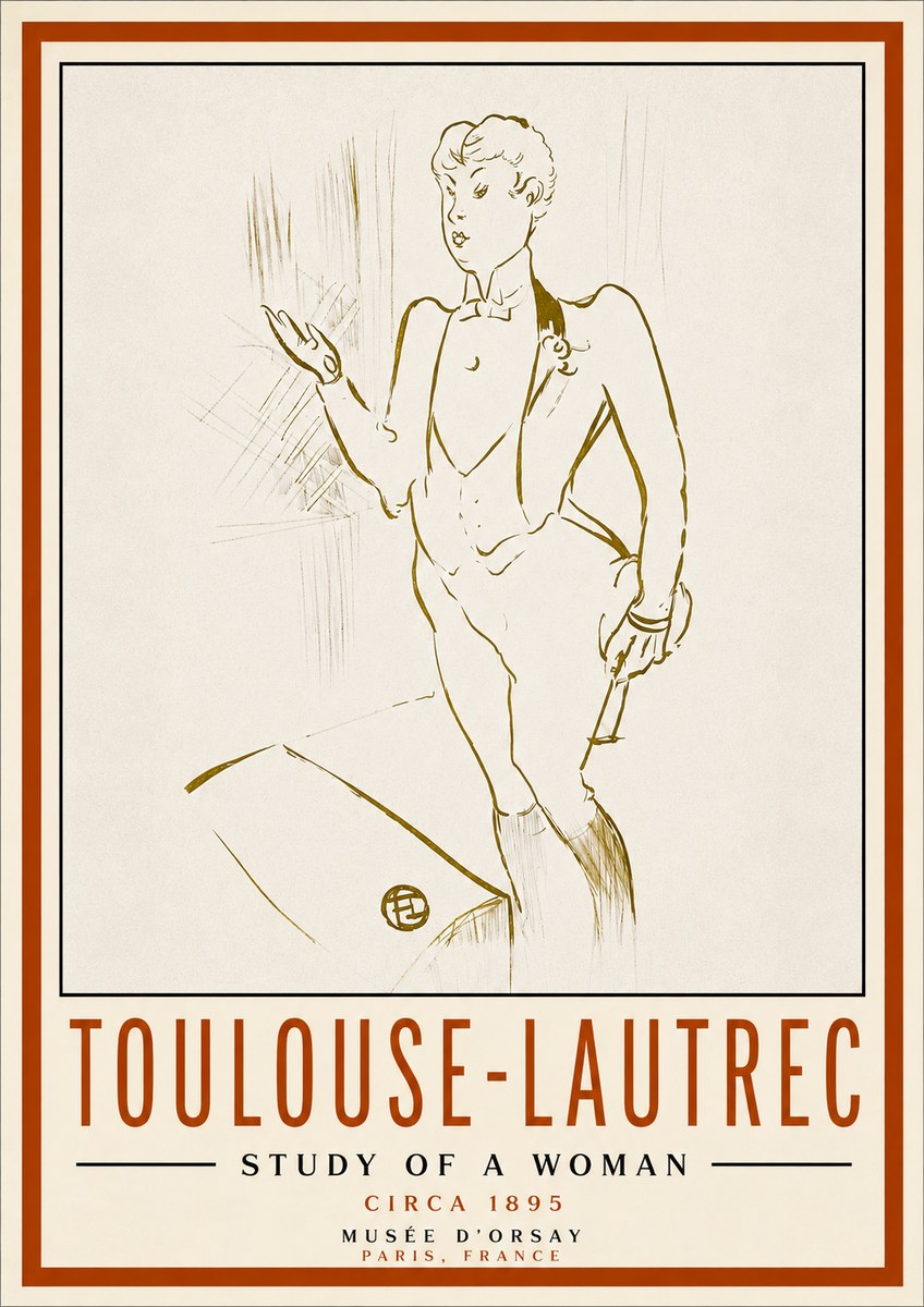 Toulouse-Lautrec The Poet of Parisian Life No6 - Poster
