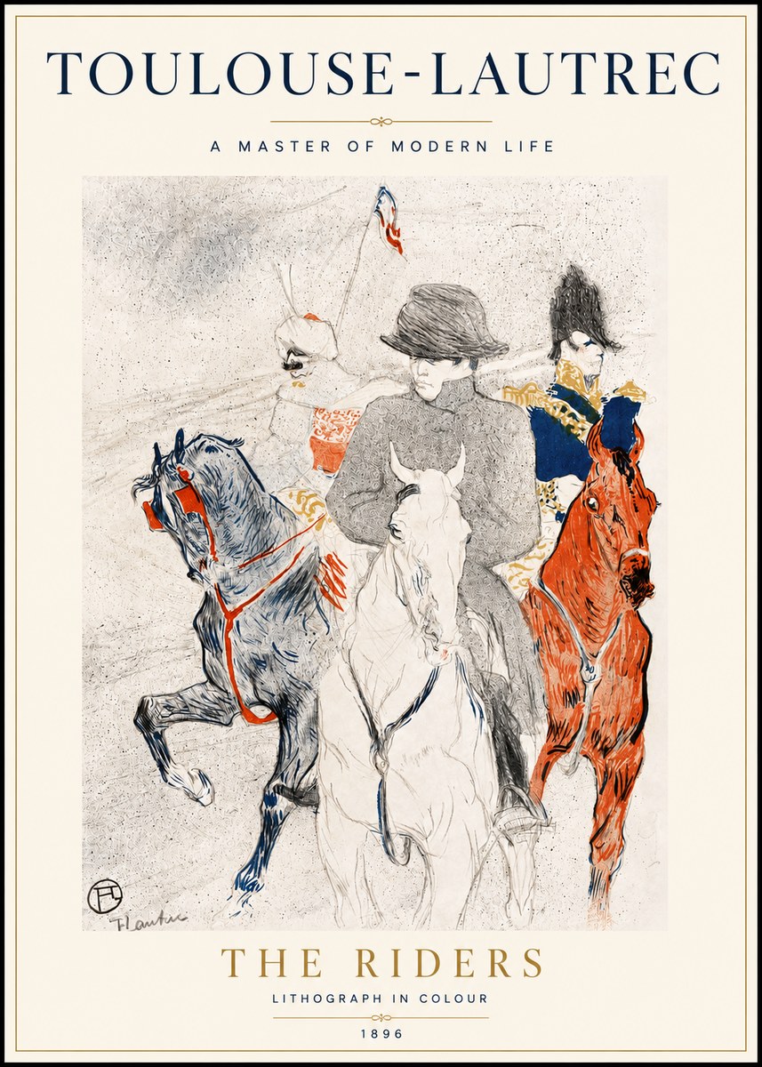 Toulouse-Lautrec The Riders No5 - Poster