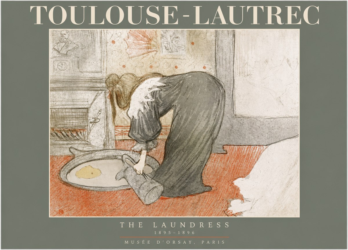 Toulouse-Lautrec The Laundress No2 - Poster