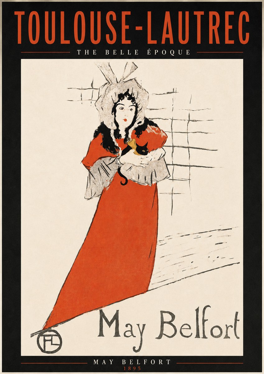 Toulouse-Lautrec May Belfort No3 - Poster