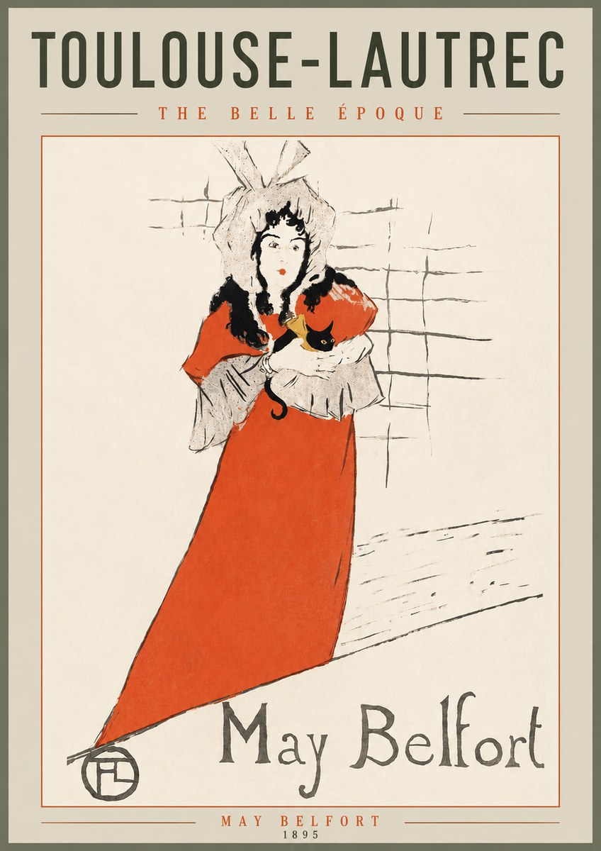Toulouse-Lautrec May Belfort No4 - Poster