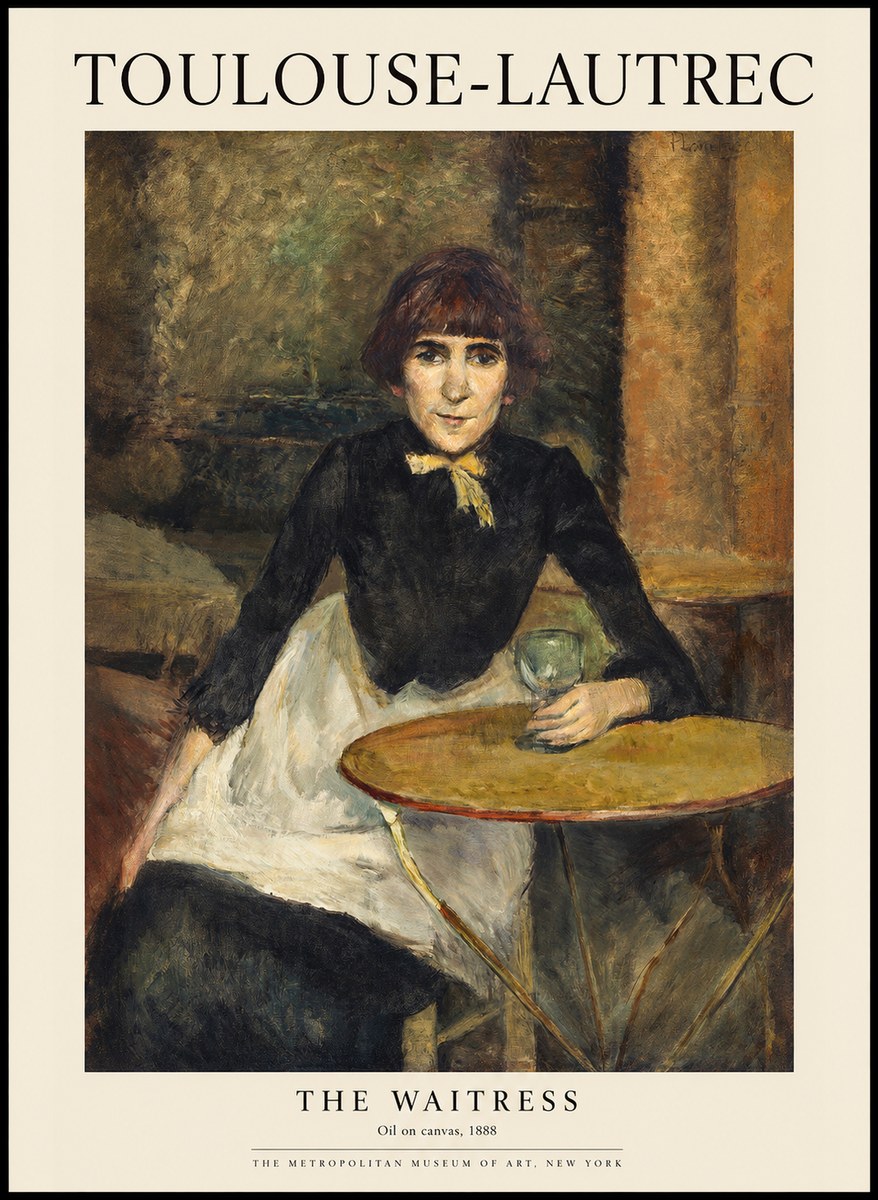 Toulouse-Lautrec The Waitress No1 - Poster