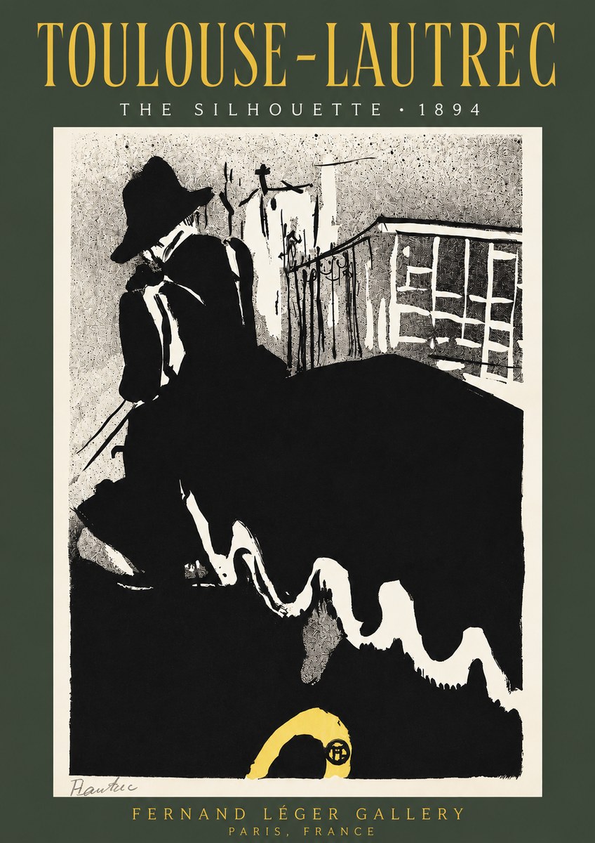 Toulouse-Lautrec The Silhouette No2 - Poster