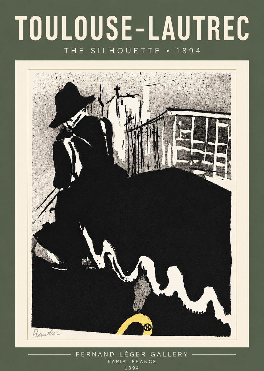 Toulouse-Lautrec The Silhouette No4 - Poster