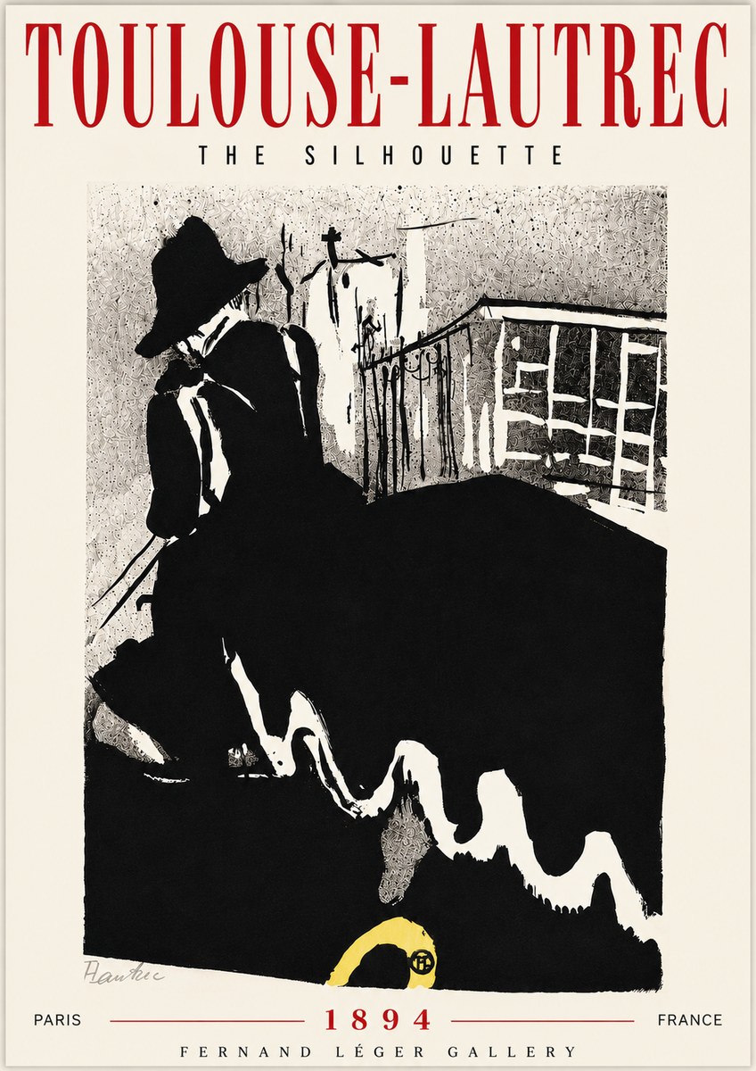 Toulouse-Lautrec The Silhouette No6 - Poster
