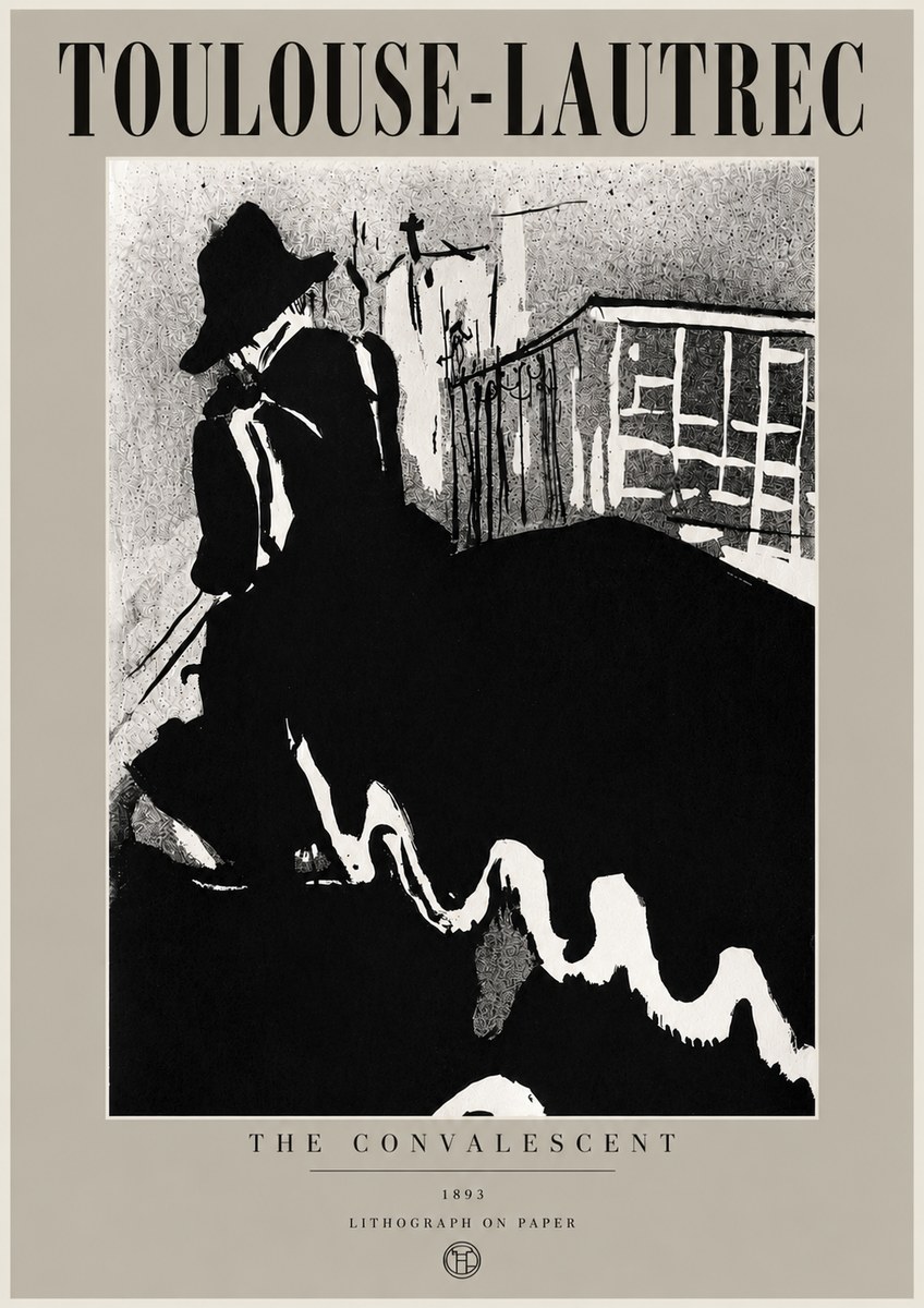 Toulouse-Lautrec The Convalescent No6 - Poster