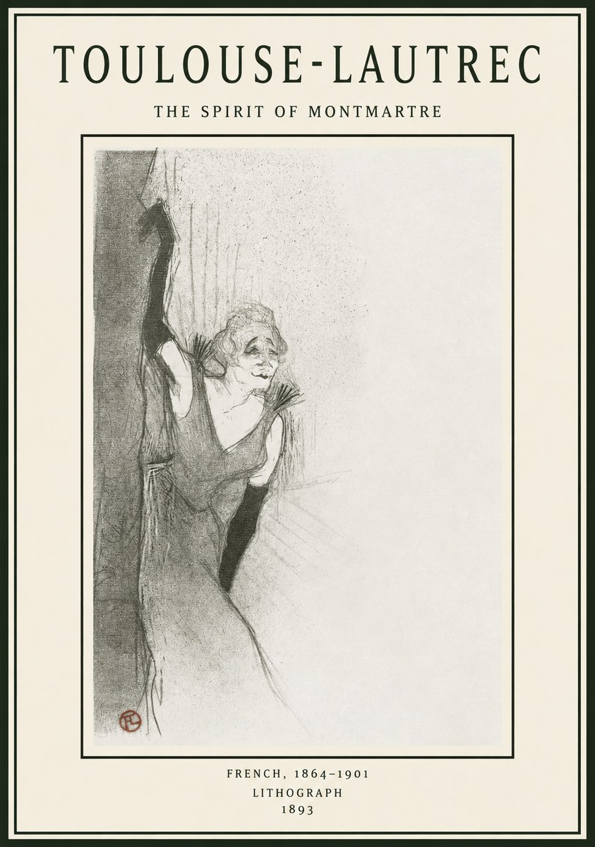 Toulouse-Lautrec The Spirit of Montmartre No1 - Poster