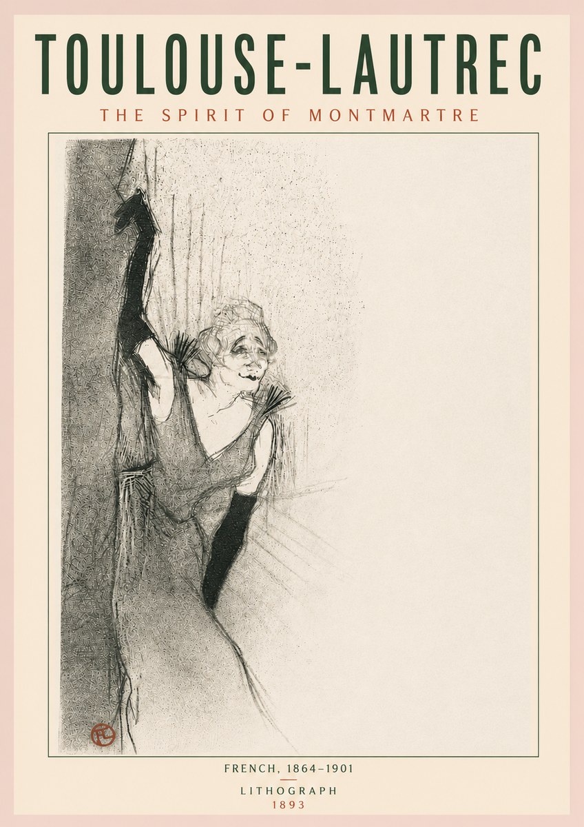 Toulouse-Lautrec The Spirit of Montmartre No5 - Poster