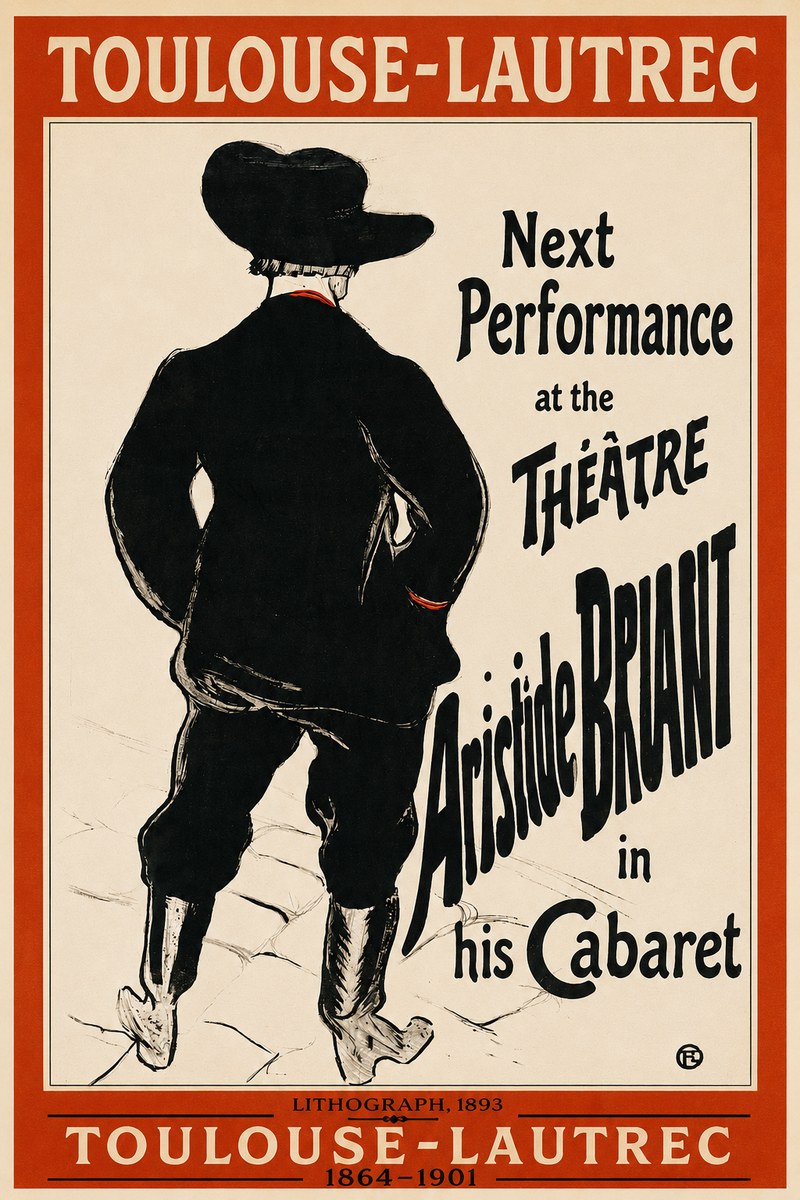 Toulouse-Lautrec Next Performance at the Théâtre Aristide Bruant in His Cabaret No2 - Poster