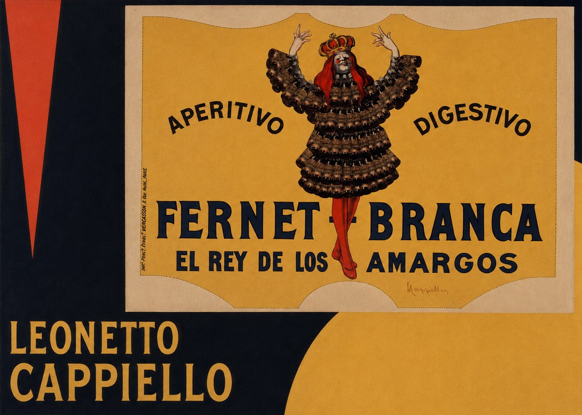 Leonetto Cappiello Fernet Branca No5 - Poster