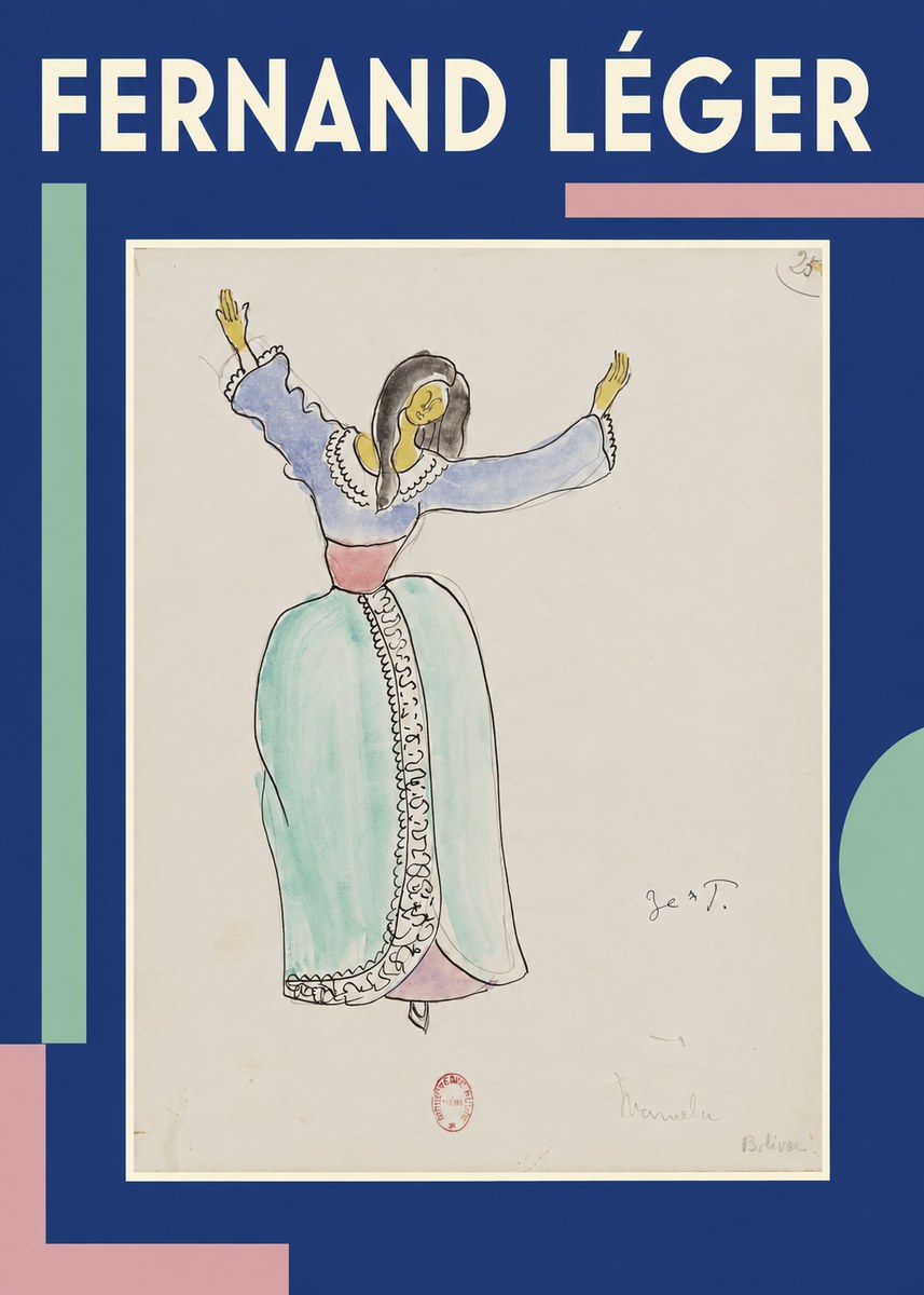 Fernand Léger Manuela Bolívar I No1 - Poster