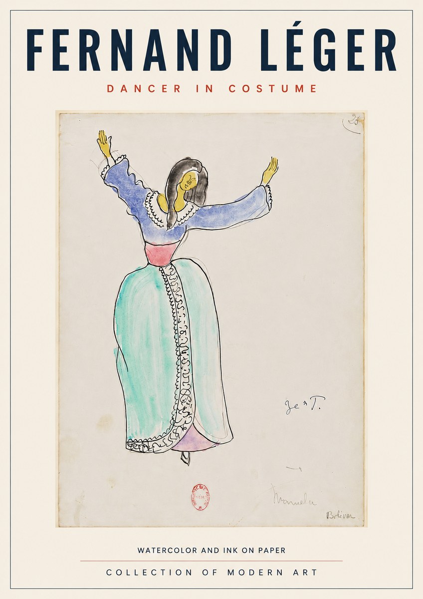 Fernand Léger Manuela Bolívar I No5 - Poster
