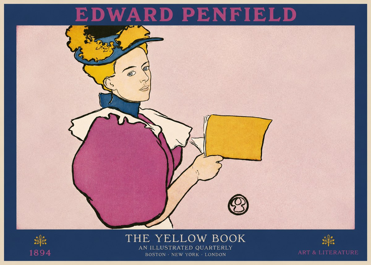 Edward Penfield The Yellow Book I No1 - Poster