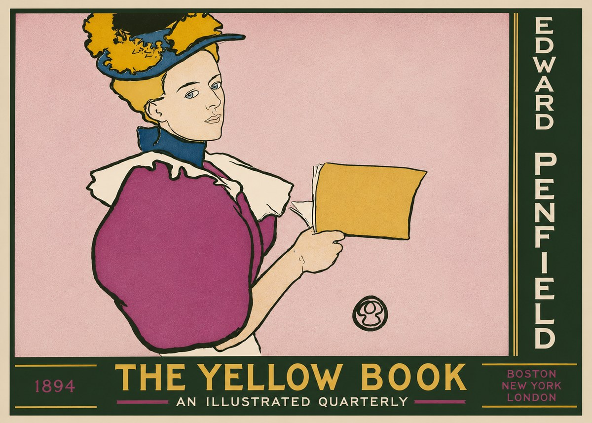 Edward Penfield The Yellow Book I No2 - Poster