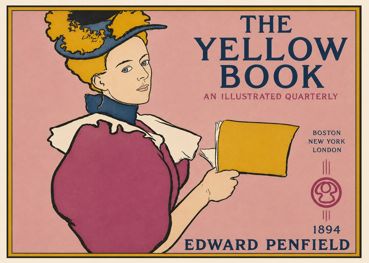 Edward Penfield The Yellow Book I No3 - Poster