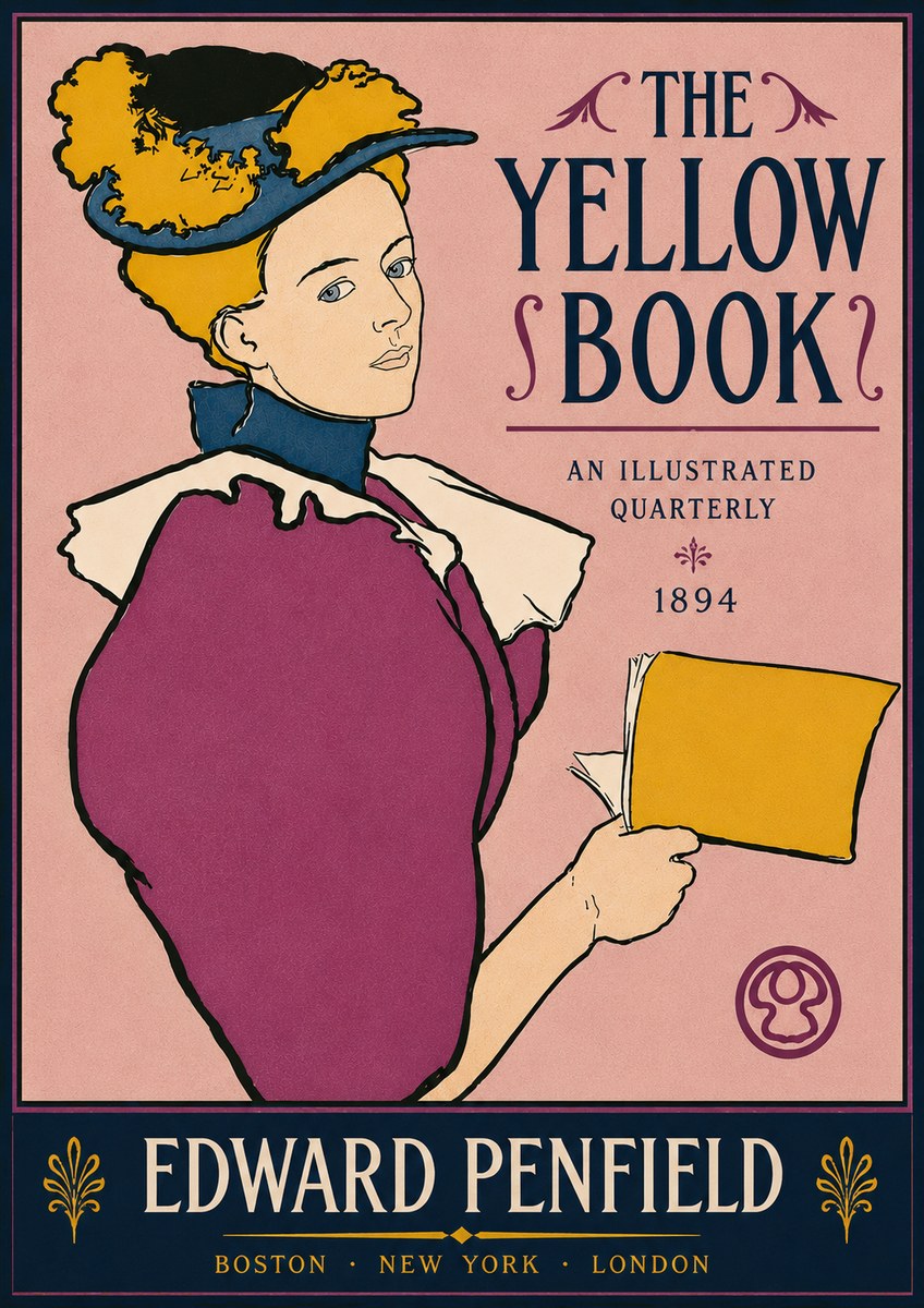 Edward Penfield The Yellow Book I No5 - Poster