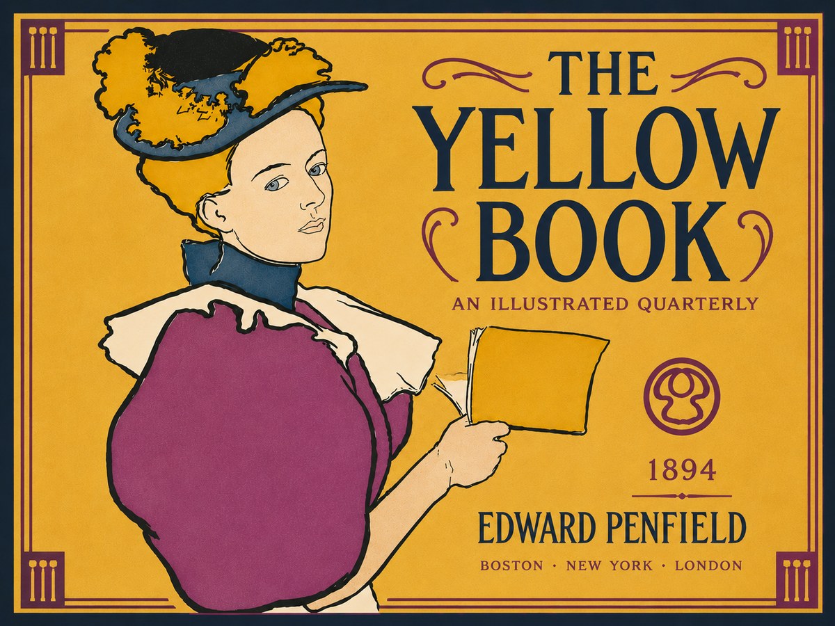 Edward Penfield The Yellow Book I No6 - Poster