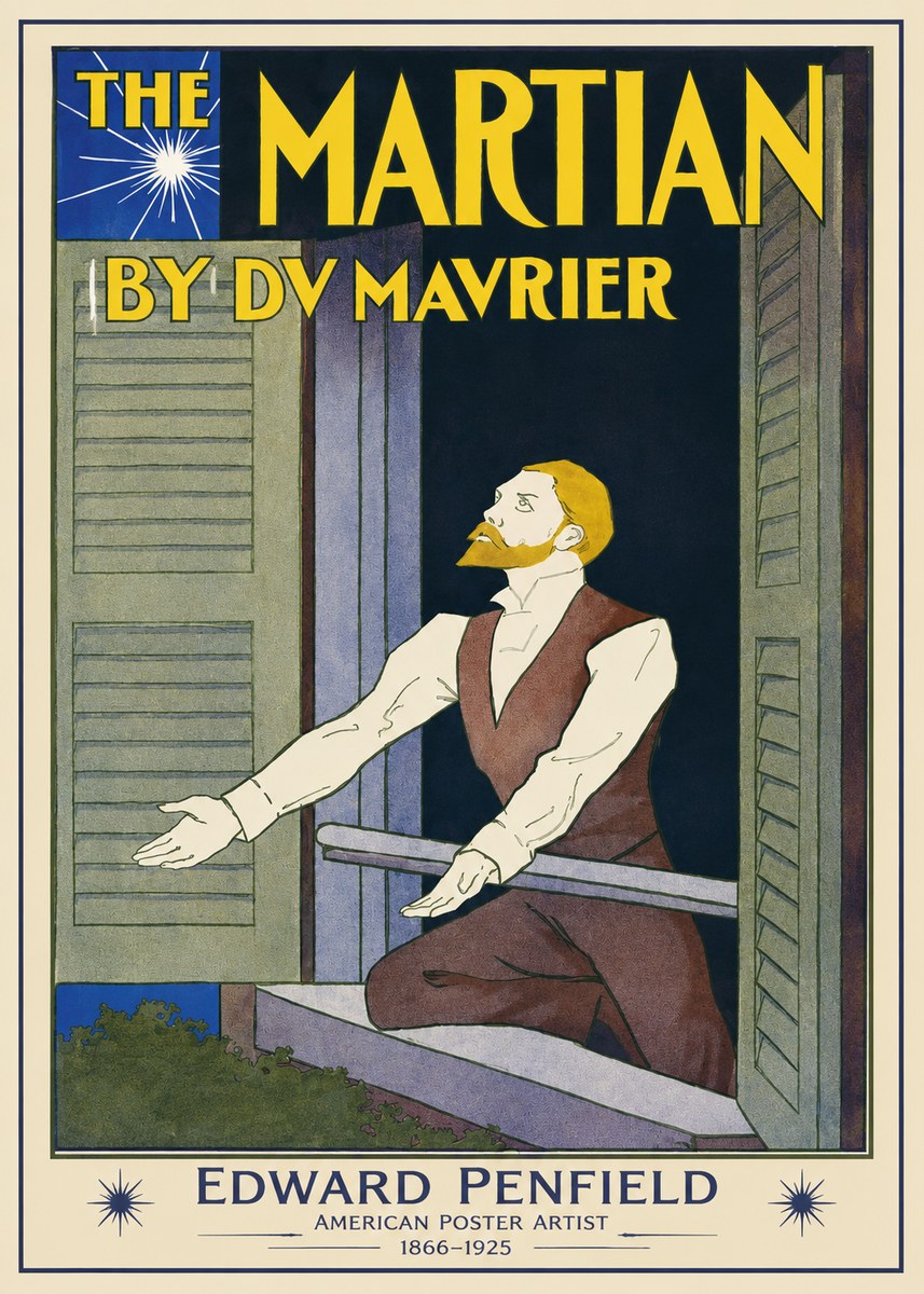 Edward Penfield The Martian by Dv Mavrier No1 - Poster
